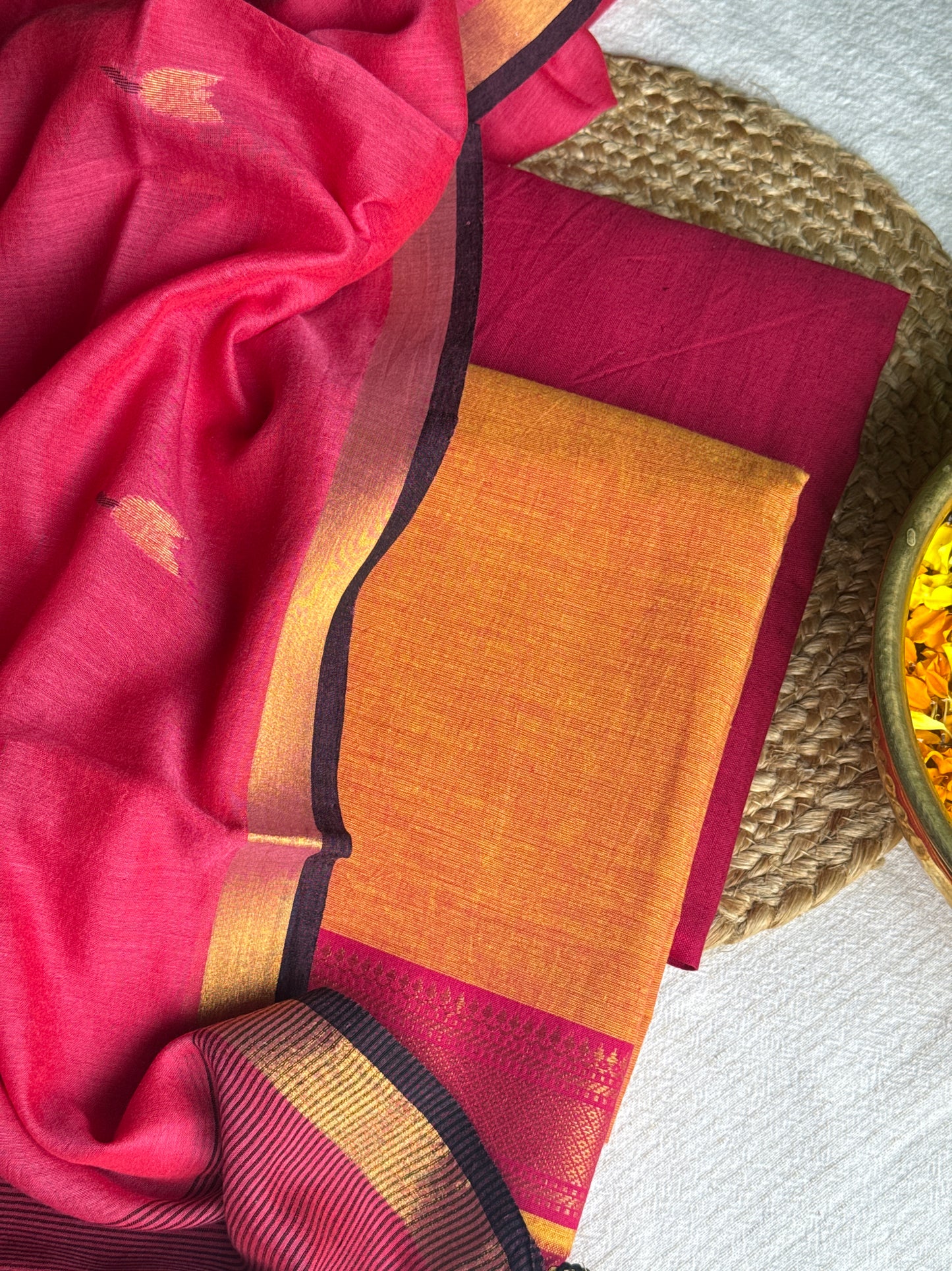 Pure cotton handloom suit set