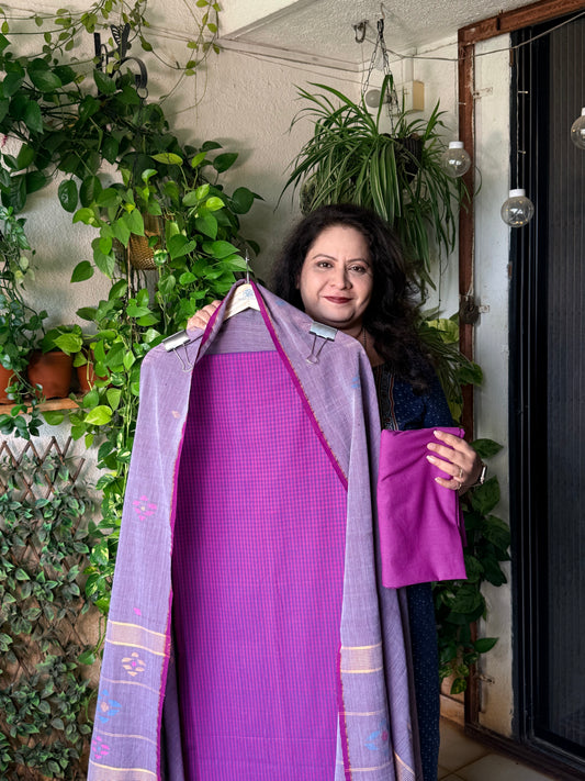 Pure cotton handloom suit set