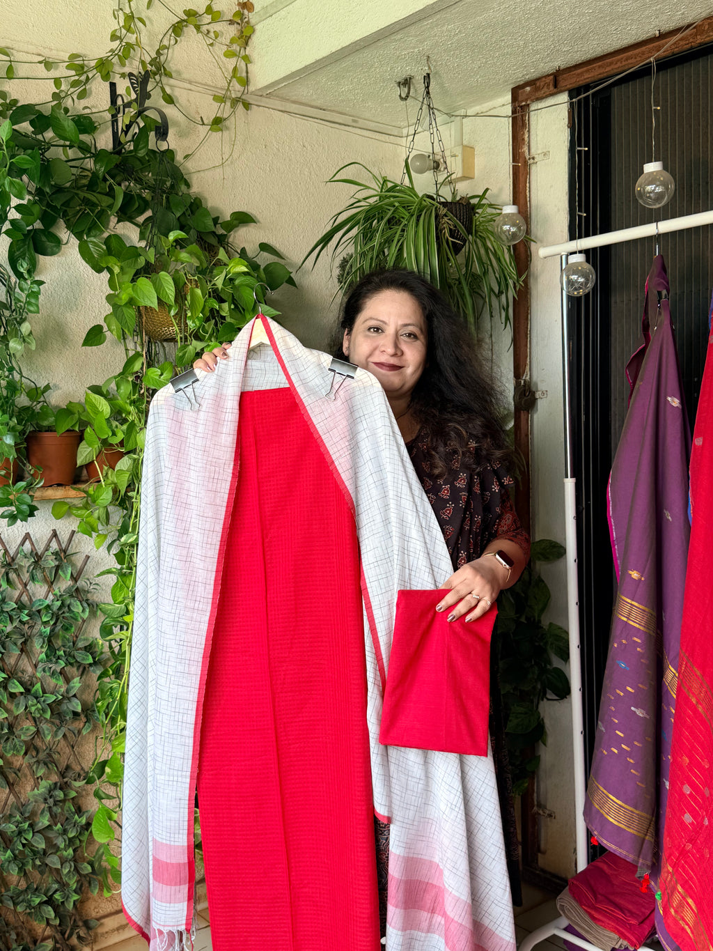 Pure cotton handloom suit set