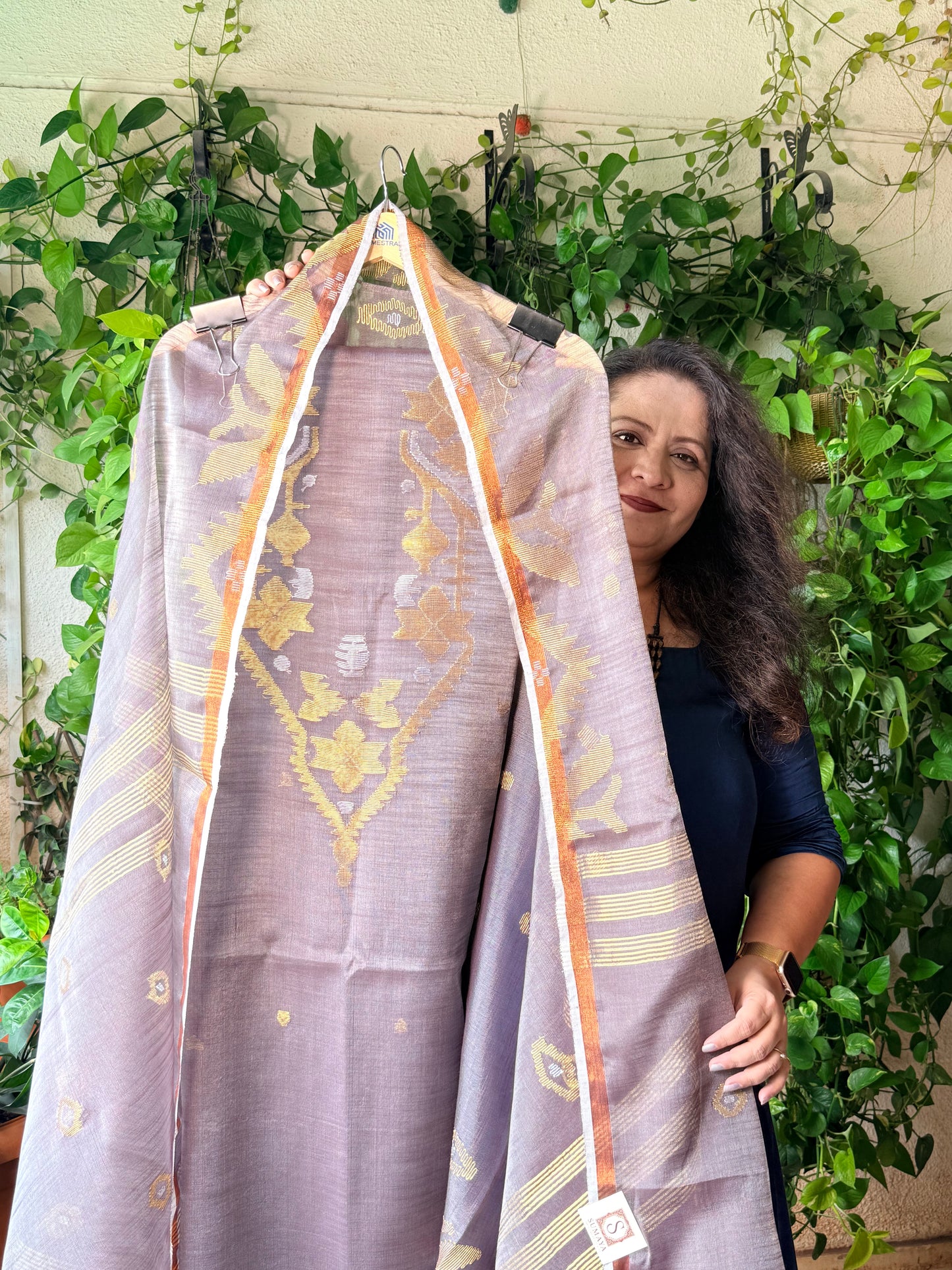 Pure handloom Jamdani suit sets