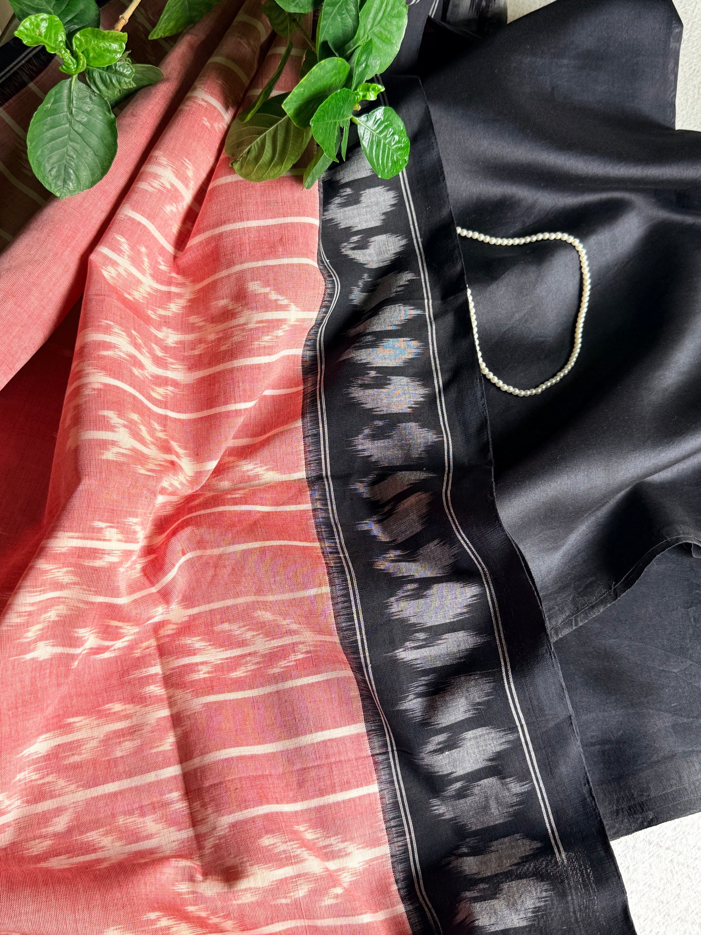 Chanderi silk Kurta with Ikkat Dupatta