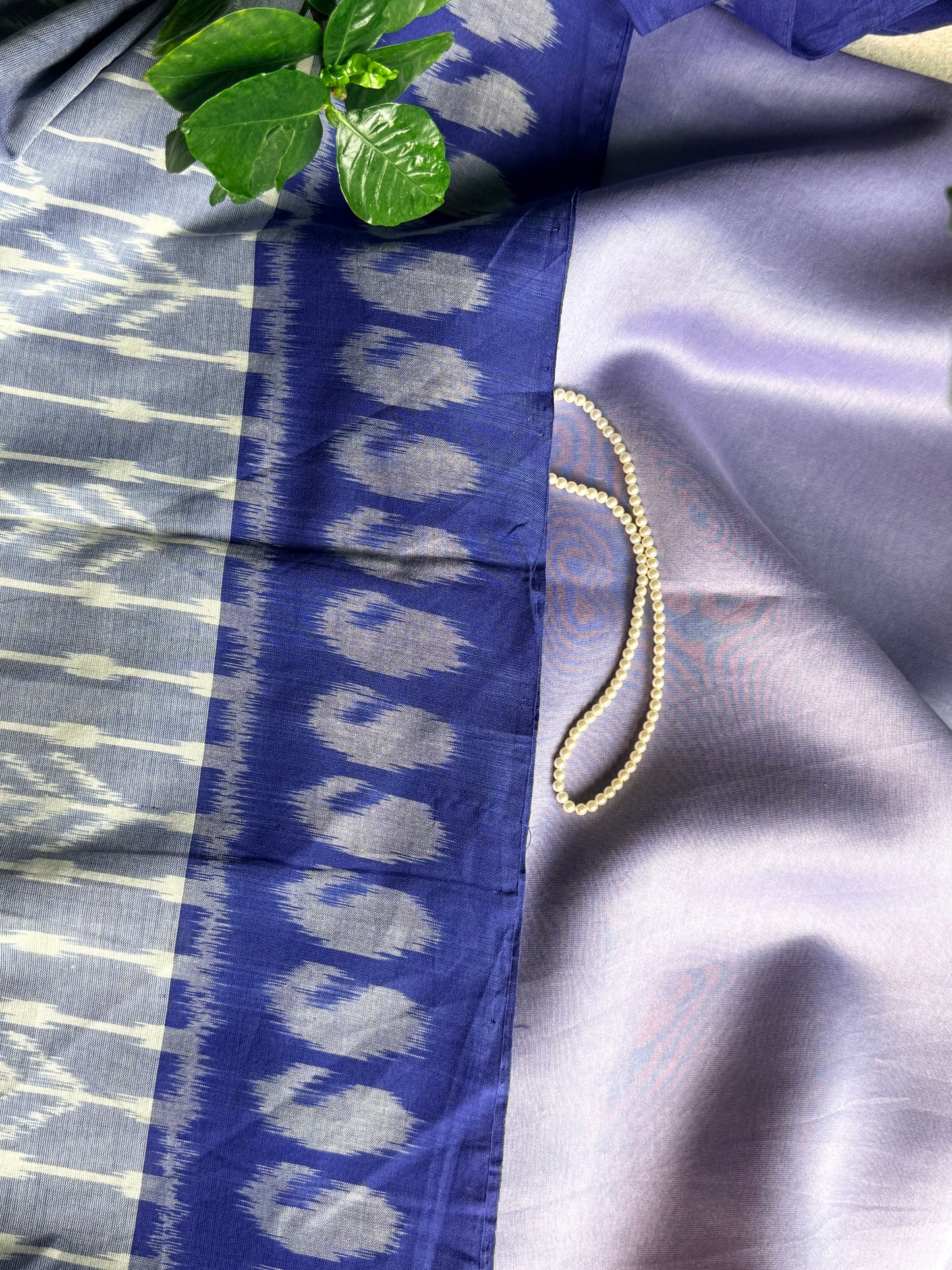 Chanderi silk Kurta with Ikkat Dupatta
