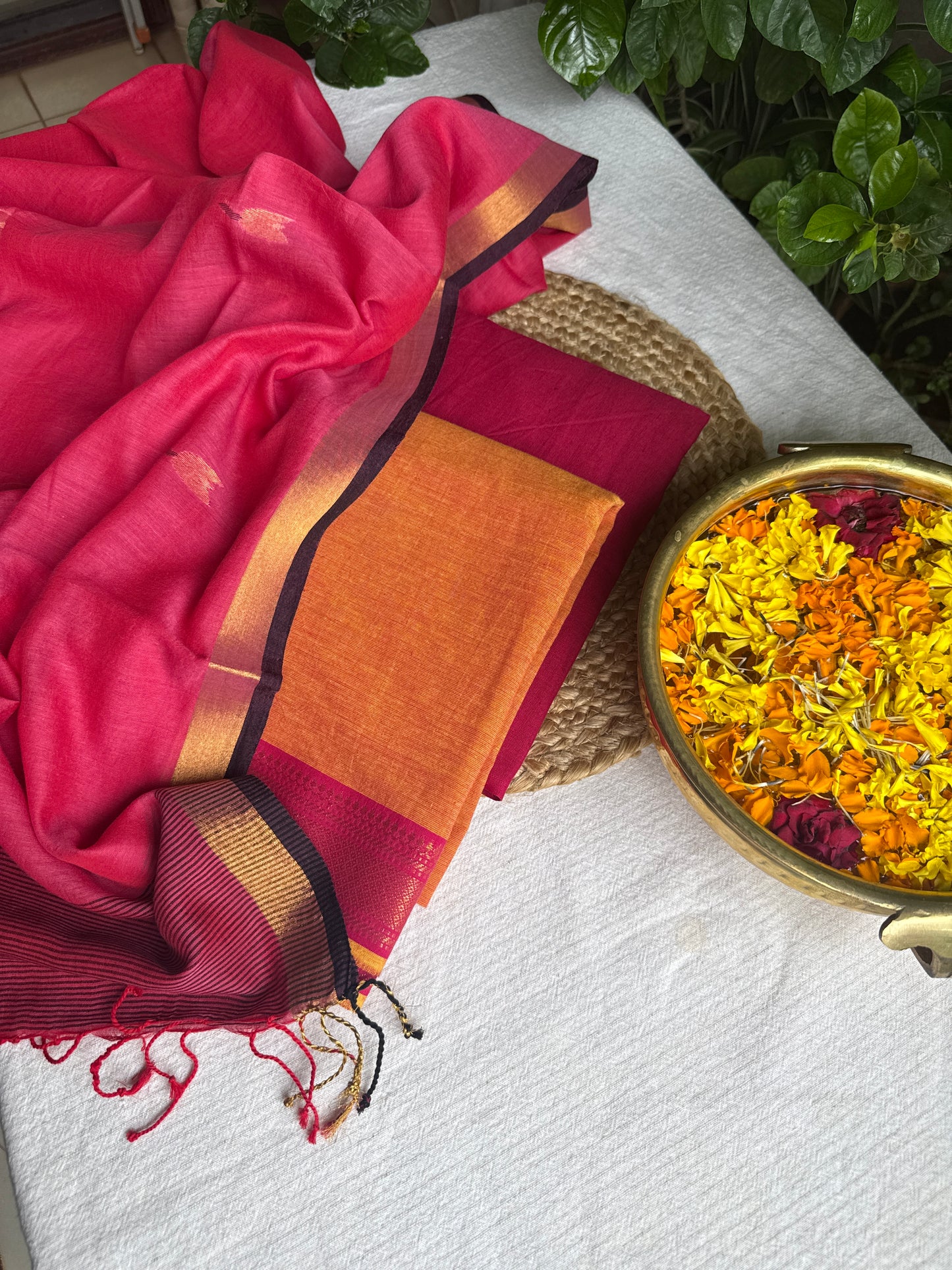 Pure cotton handloom suit set