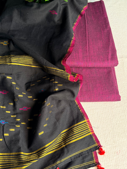 Pure cotton handloom suit set