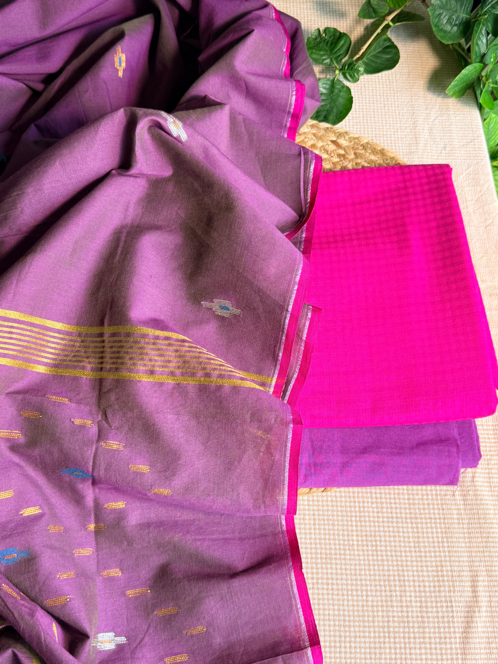 Pure cotton handloom suit set