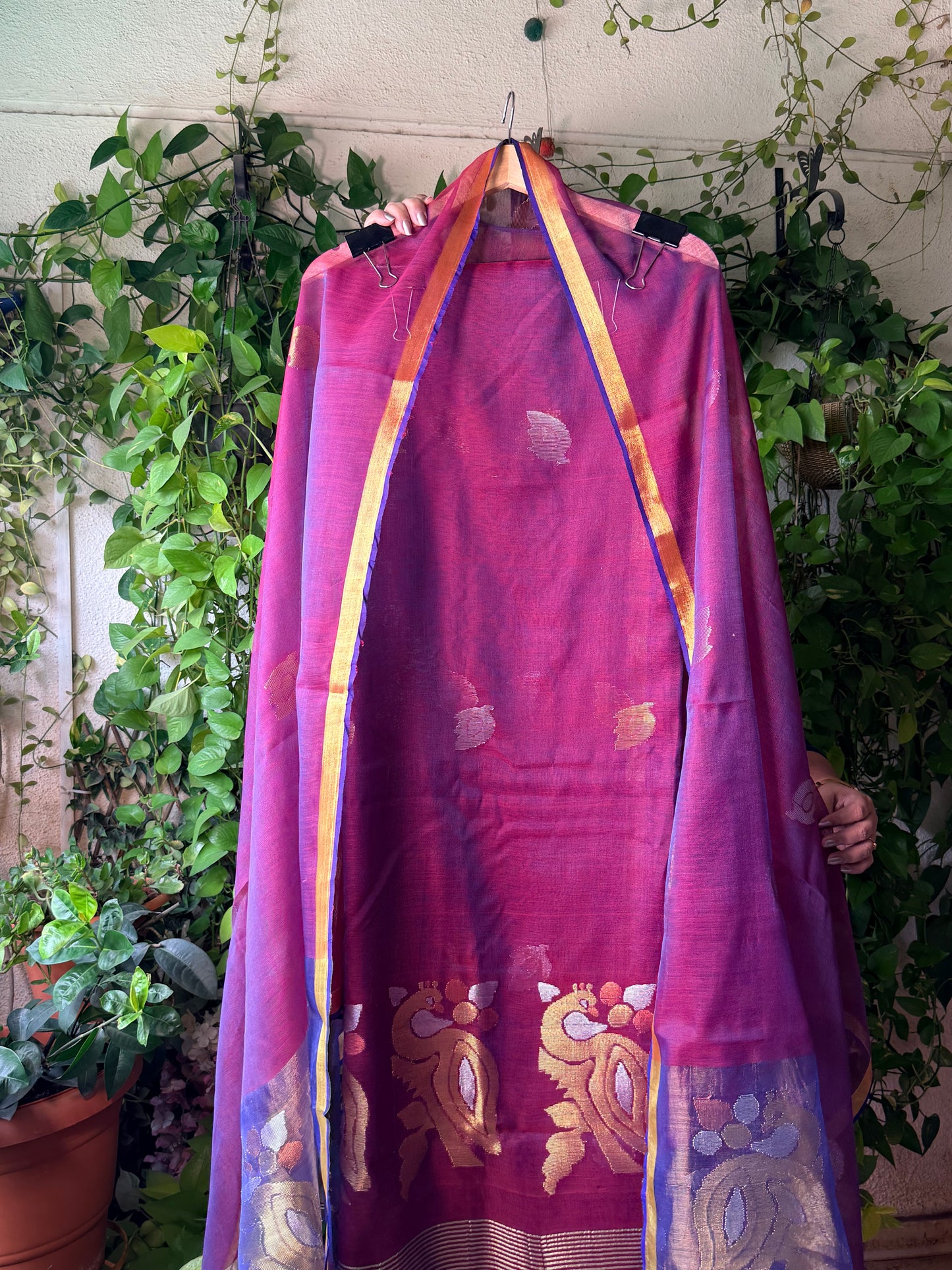 Pure handloom Jamdani suit sets
