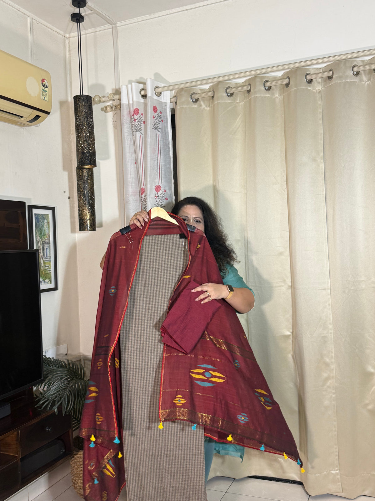 Pure cotton handloom suit set