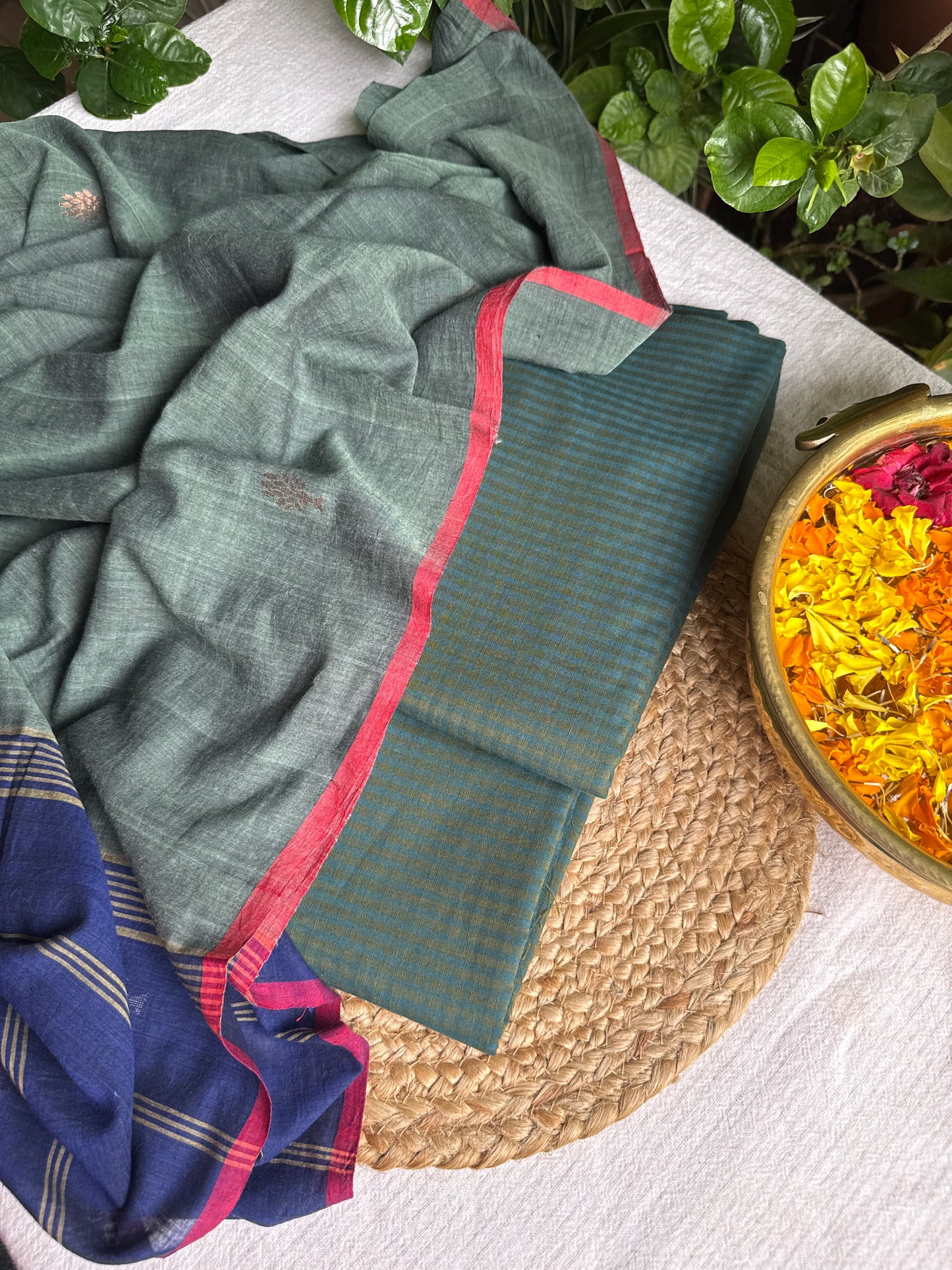 Pure cotton handloom suit set