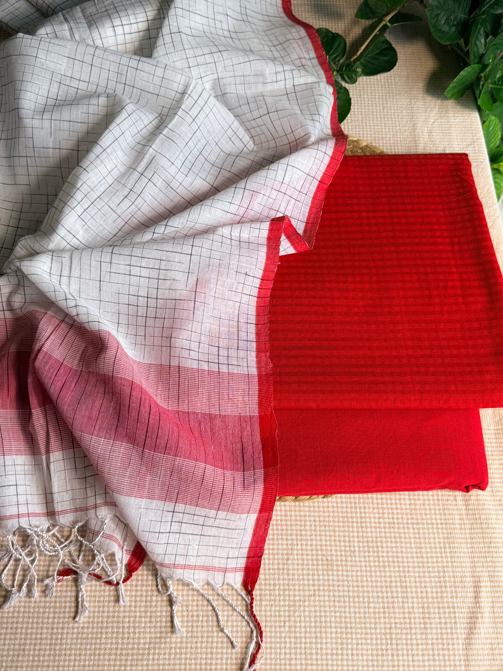 Pure cotton handloom suit set