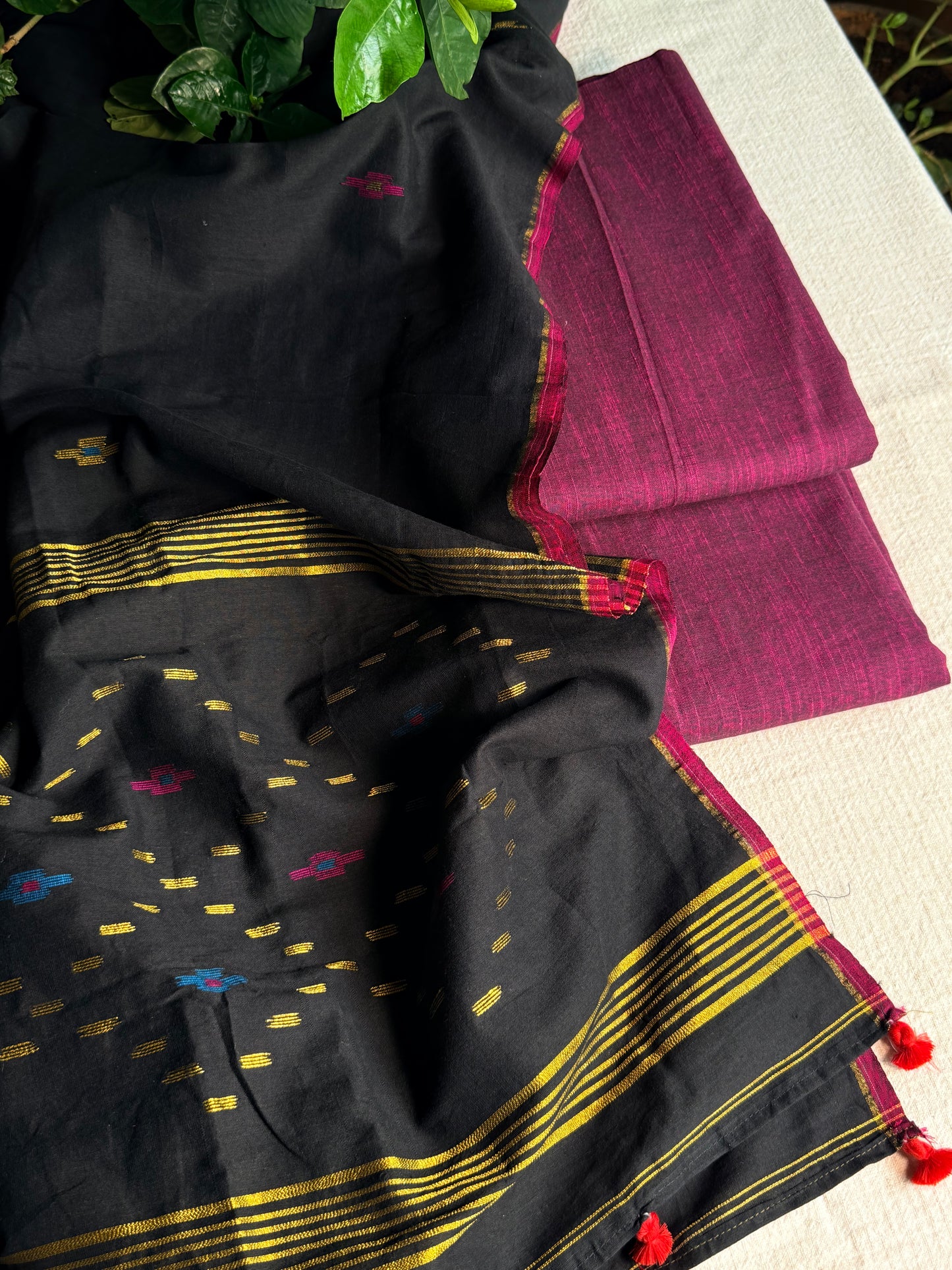 Pure cotton handloom suit set