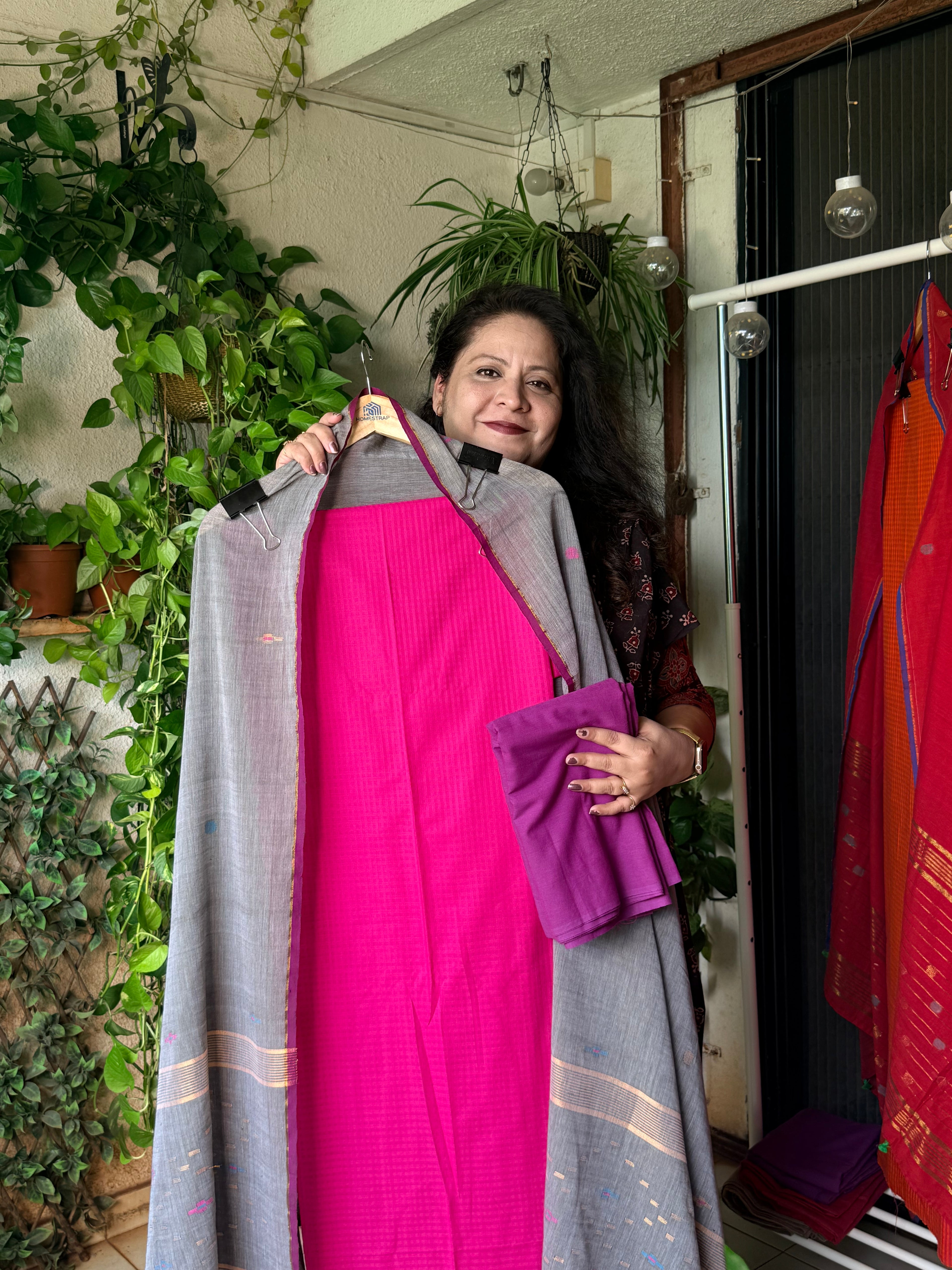 Pure cotton handloom suit set