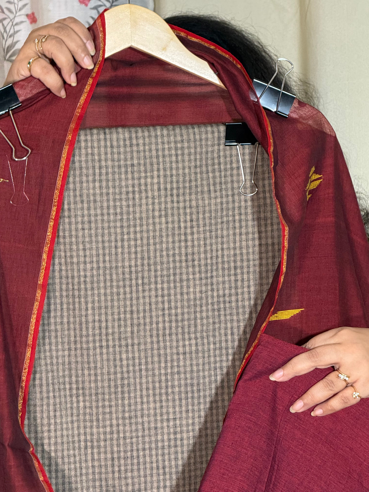 Pure cotton handloom suit set