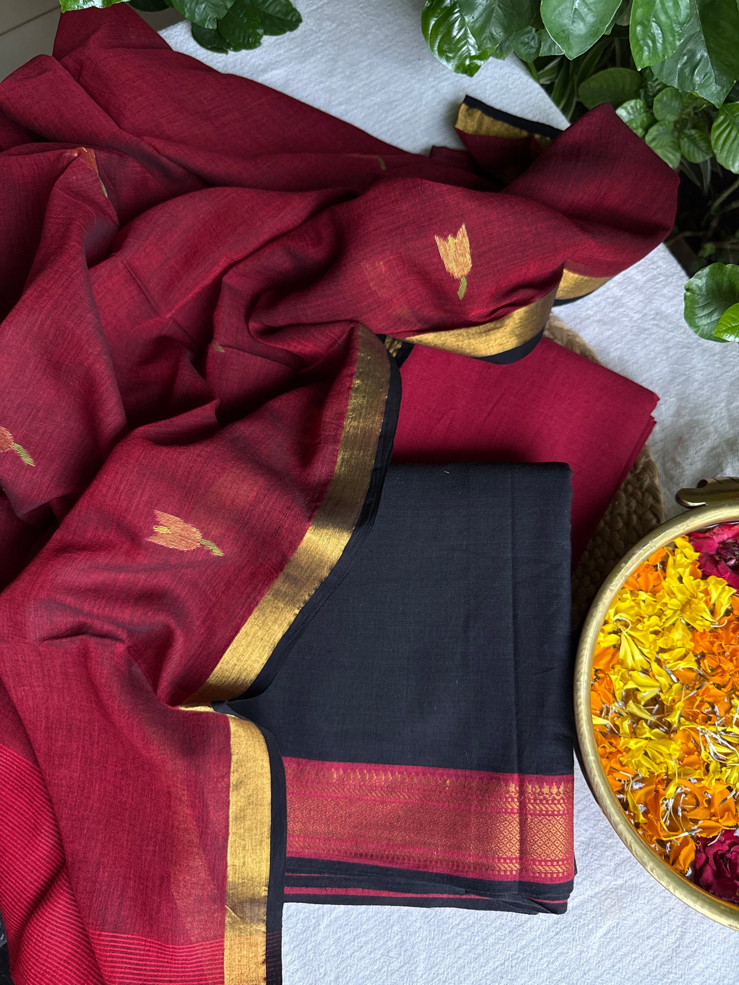 Pure cotton handloom suit set