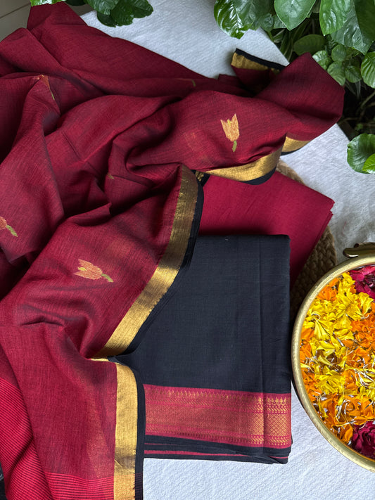Pure cotton handloom suit set