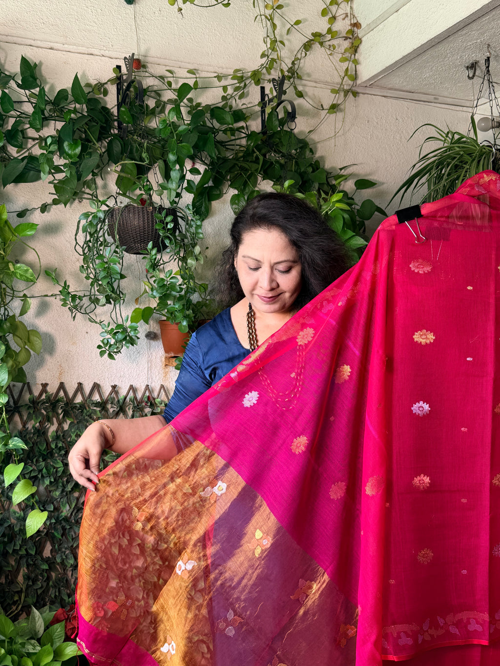 Pure handloom Jamdani suit sets