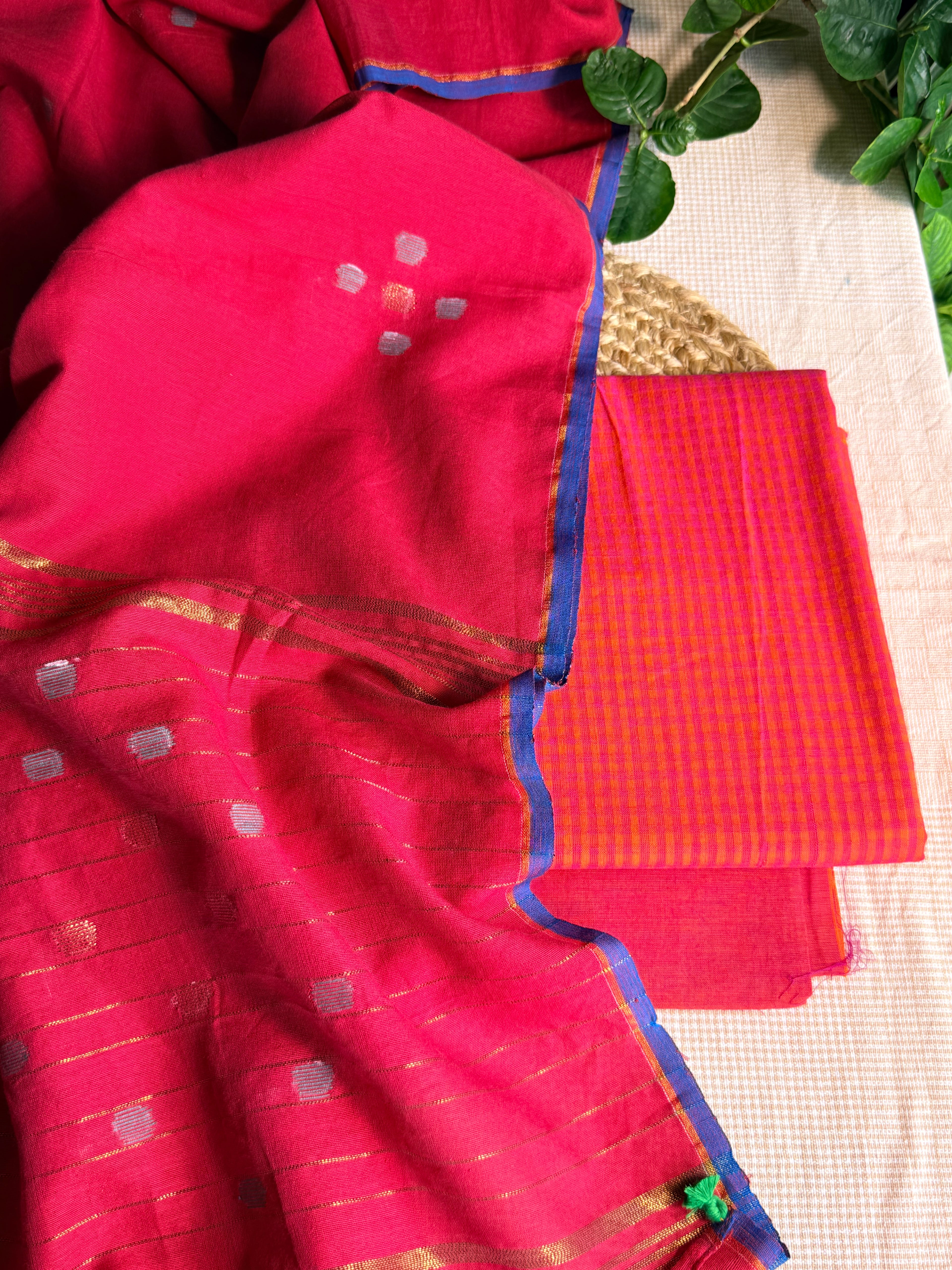 Pure cotton handloom suit set