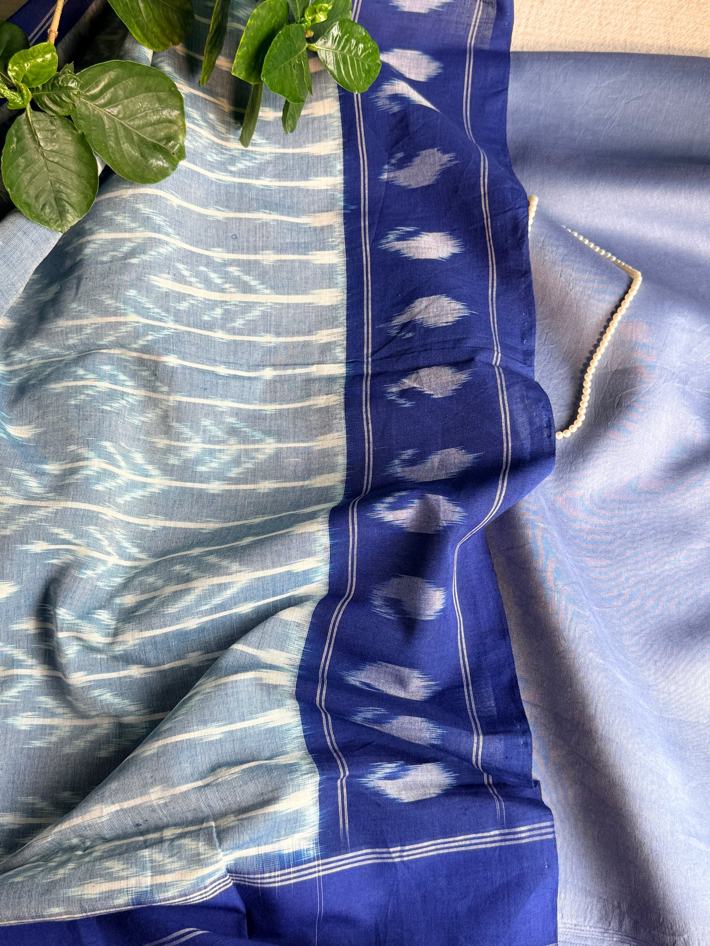 Chanderi silk Kurta with Ikkat Dupatta