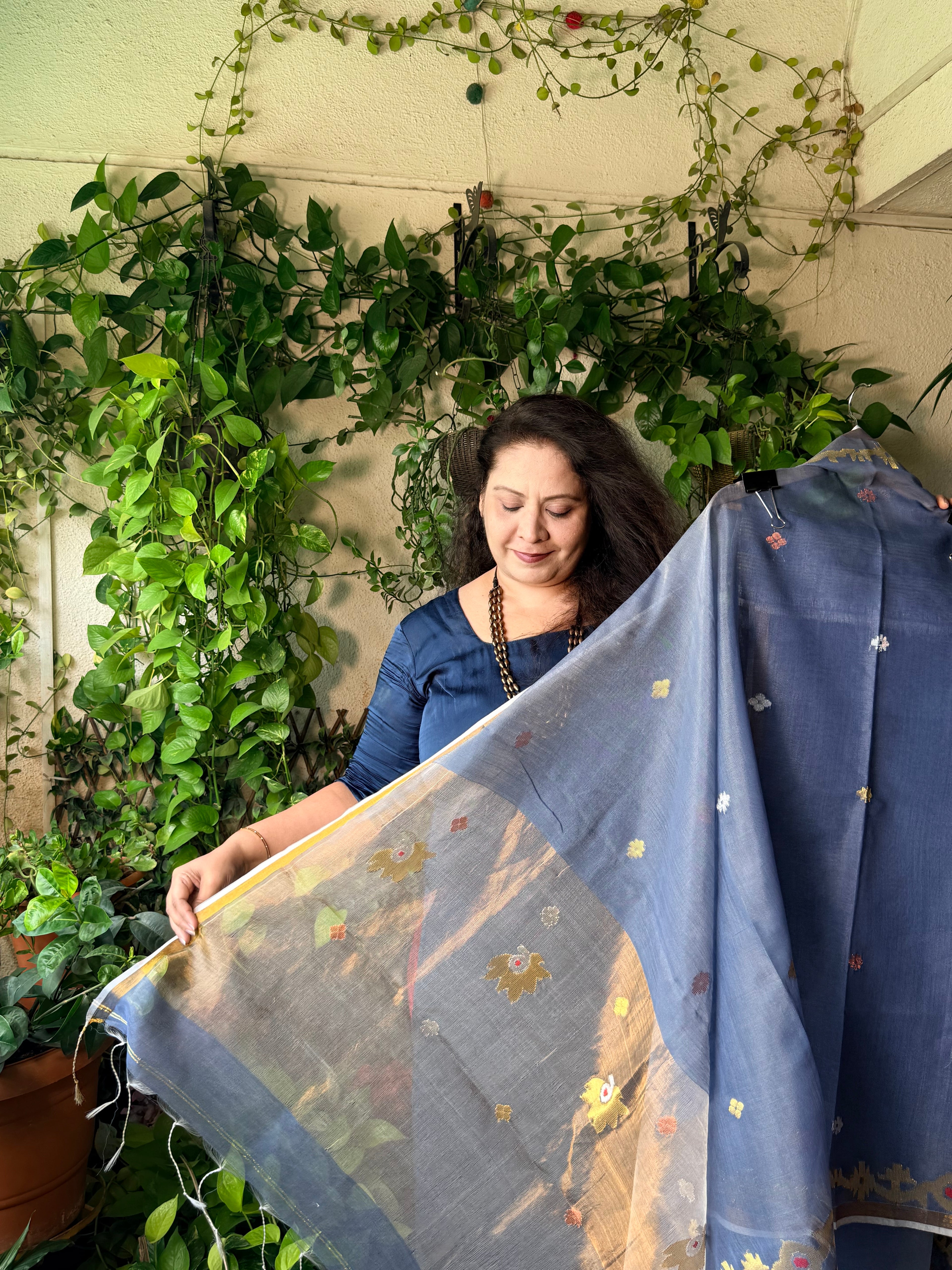 Pure handloom Jamdani suit sets