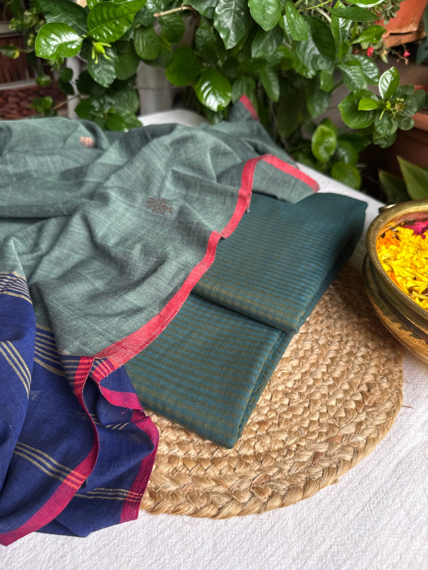 Pure cotton handloom suit set