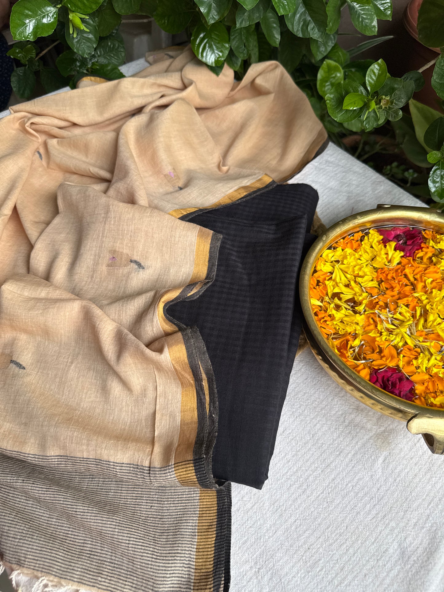 Pure cotton handloom suit set