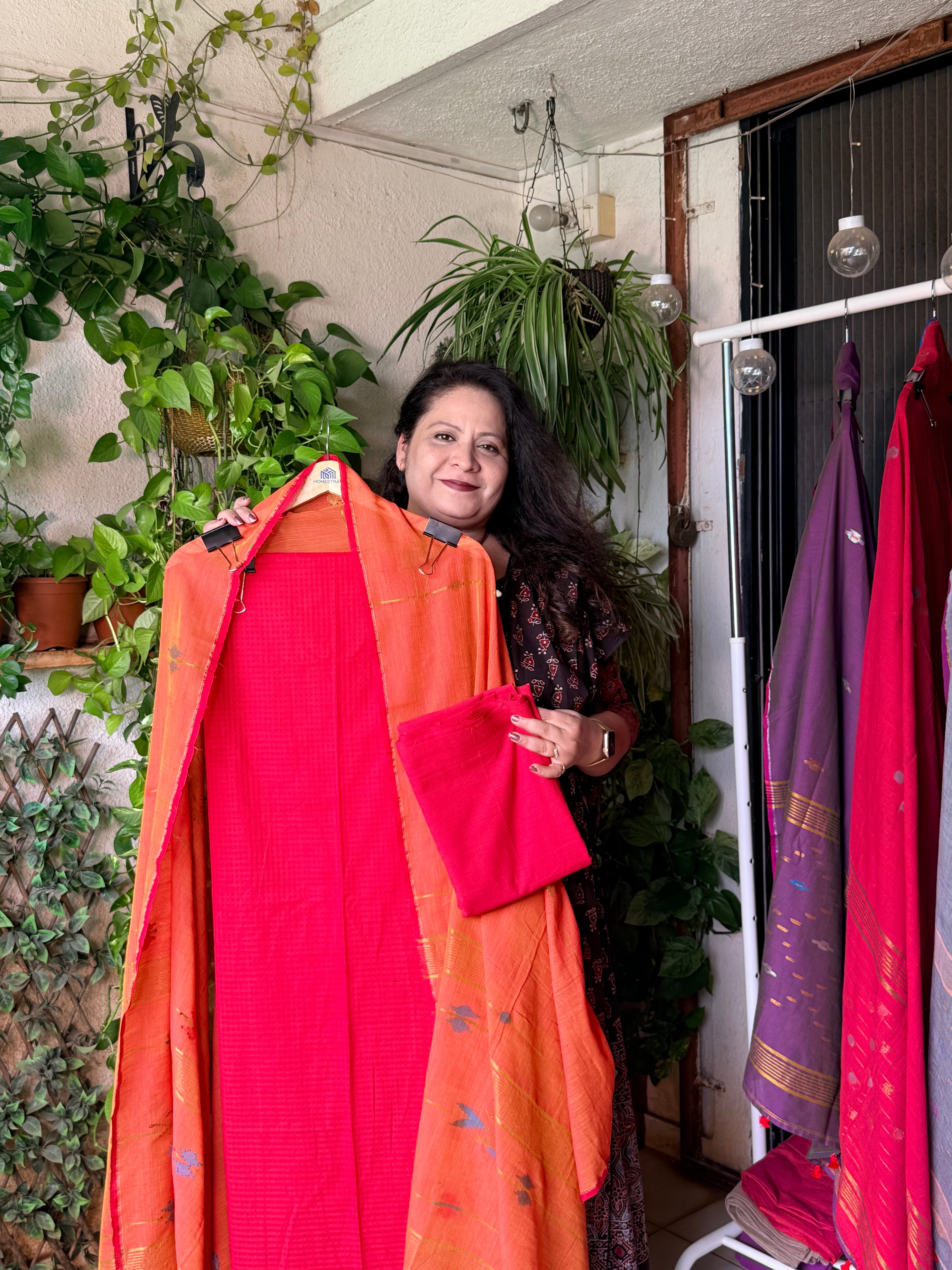 Pure cotton handloom suit set