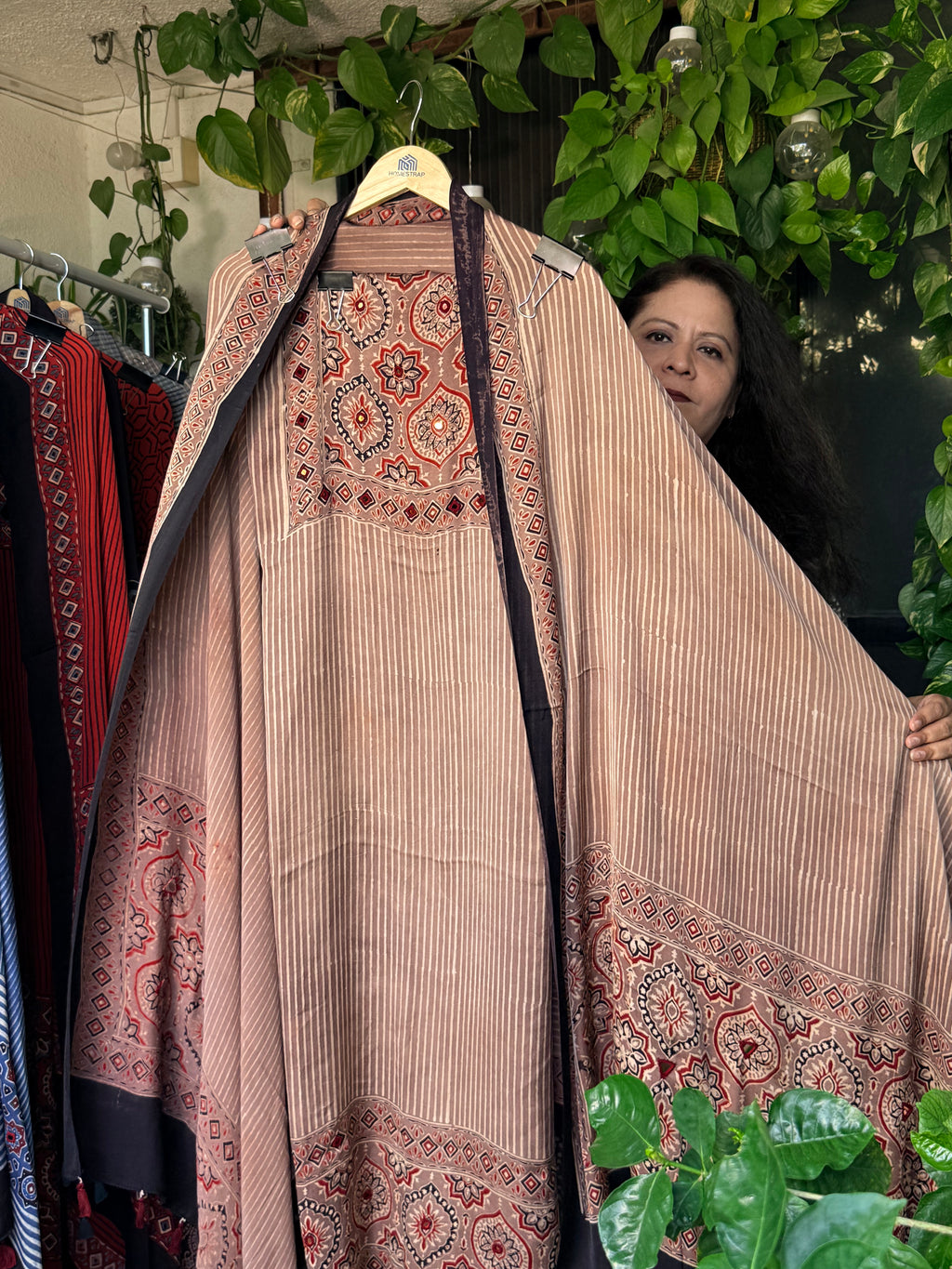 Pure Modal mirror work Ajrakh