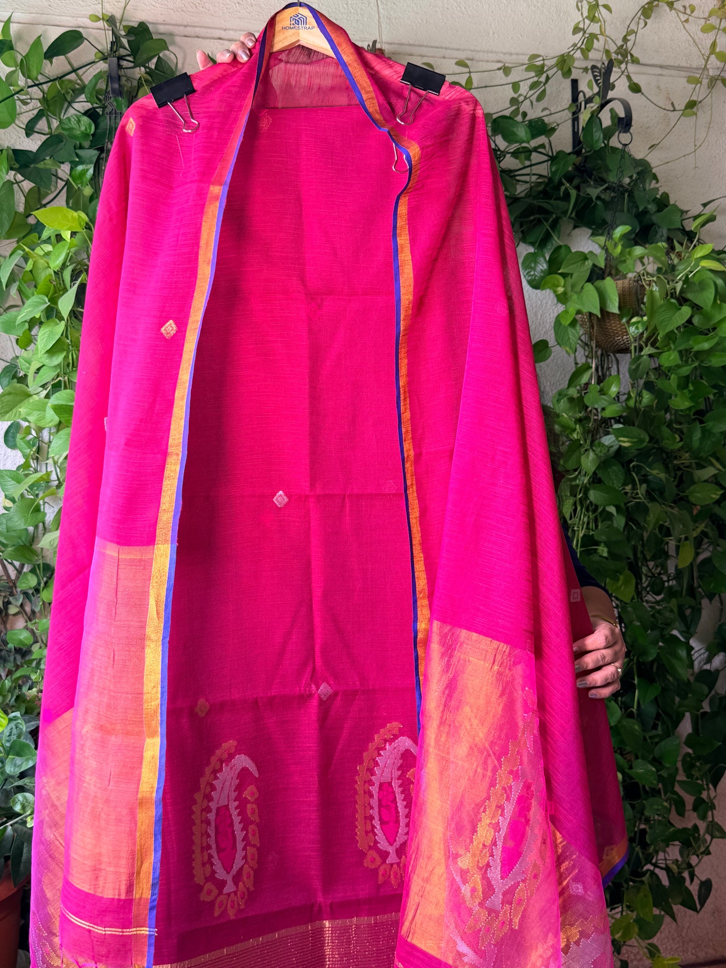 Pure handloom Jamdani suit sets