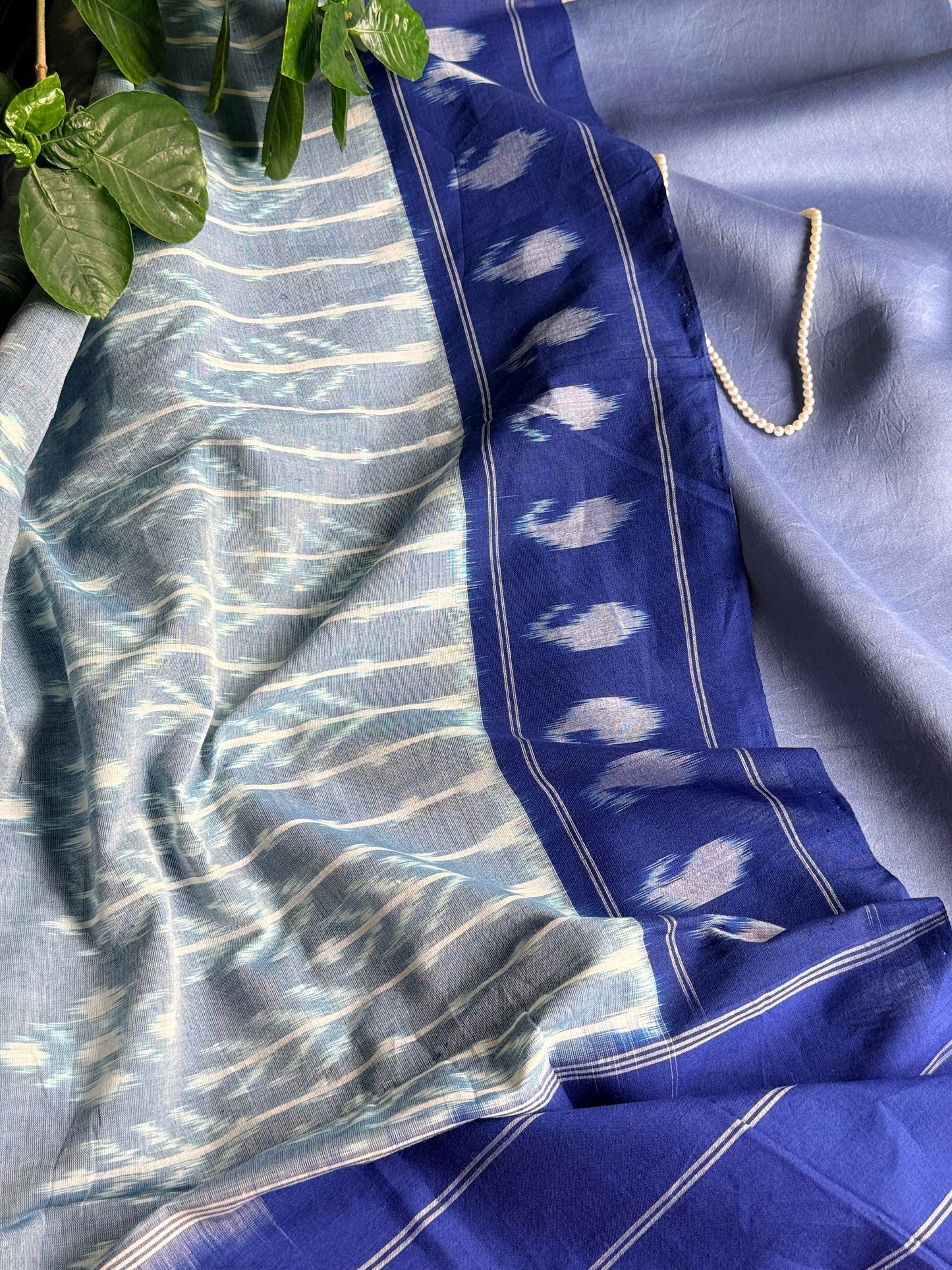 Chanderi silk Kurta with Ikkat Dupatta