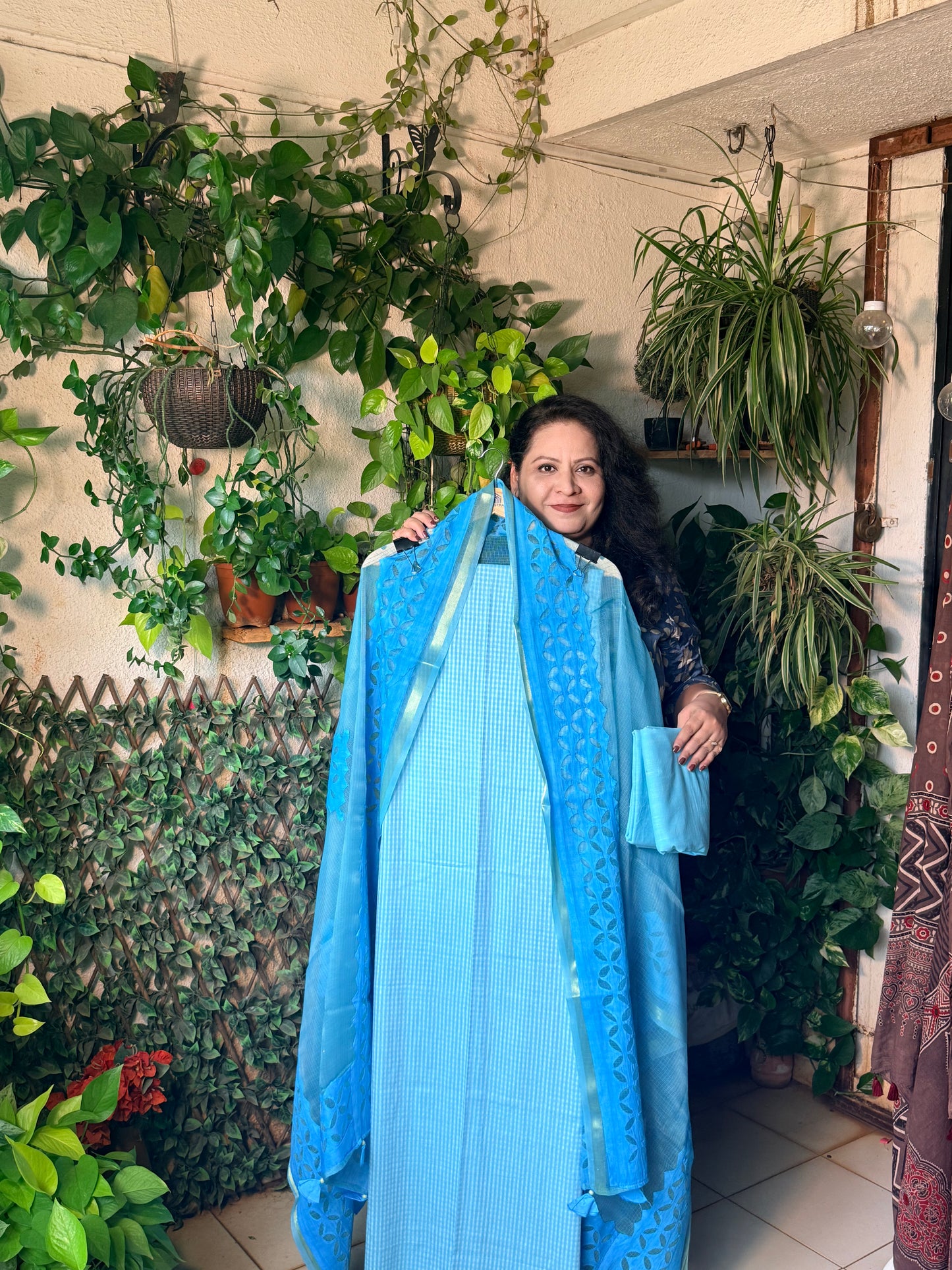Pure cotton handloom suit set