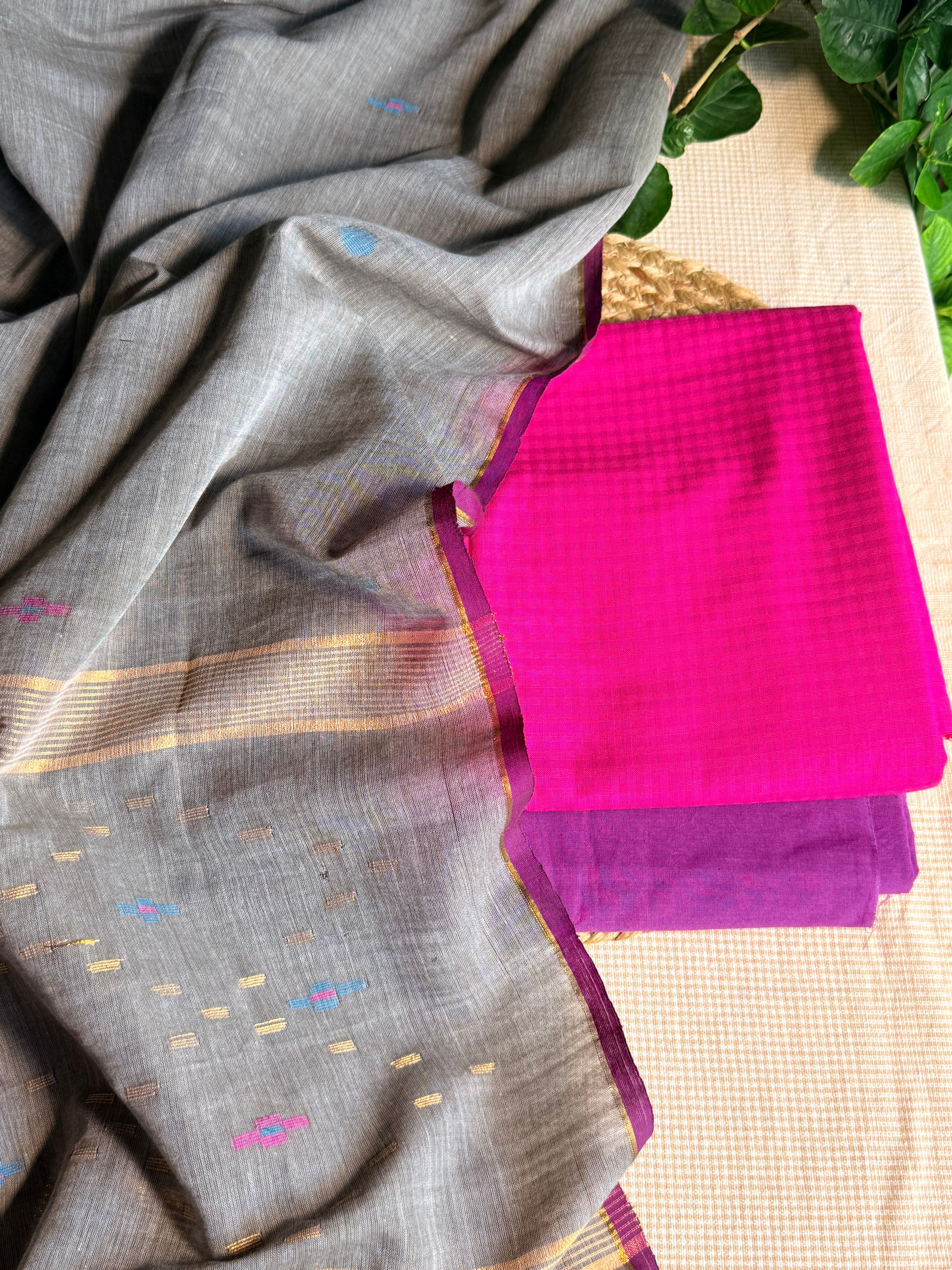 Pure cotton handloom suit set