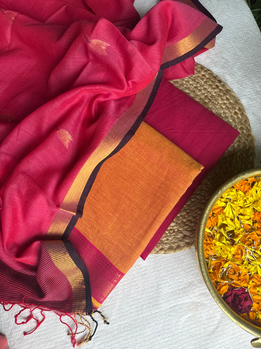 Pure cotton handloom suit set