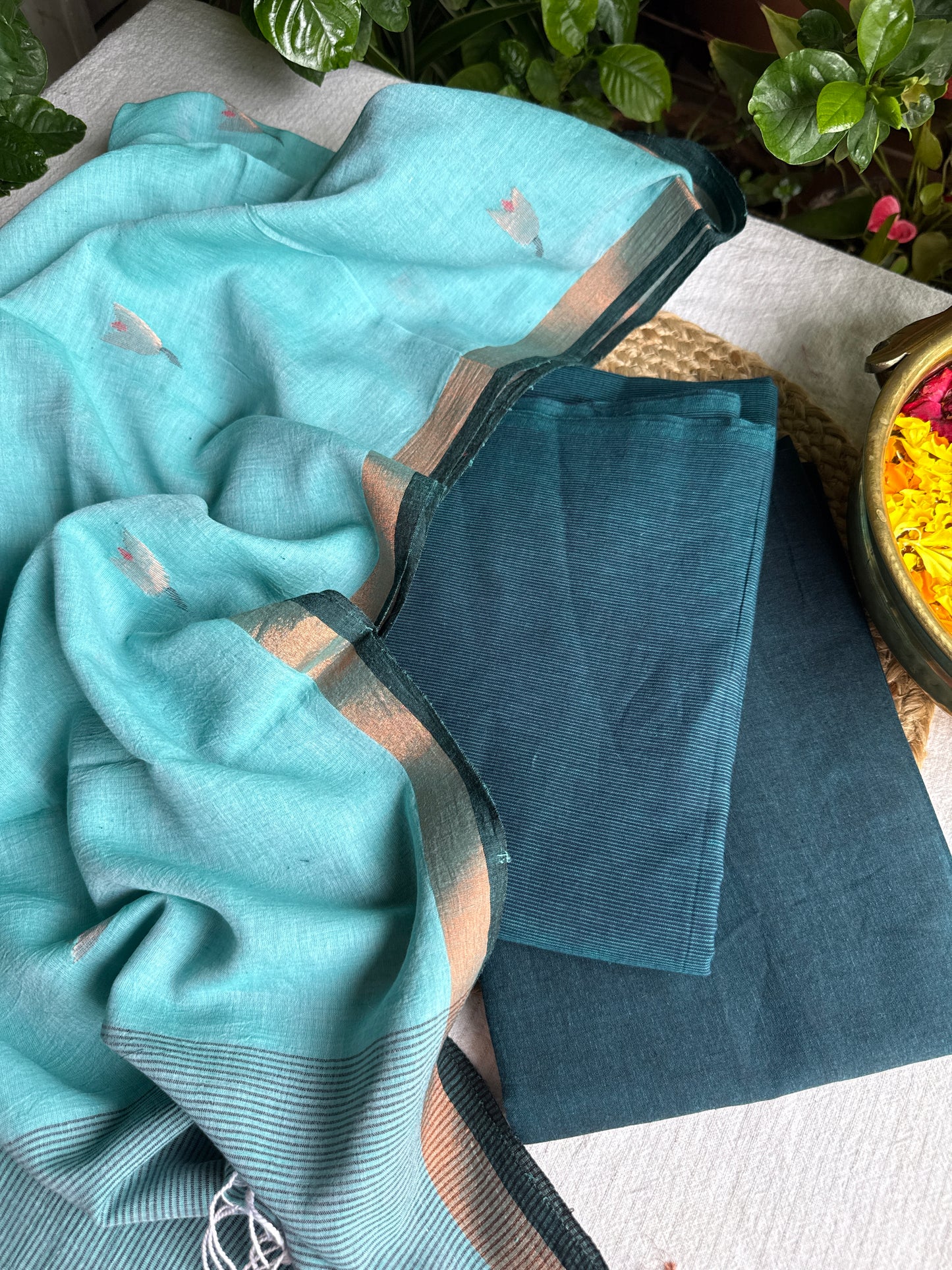Pure cotton handloom suit set