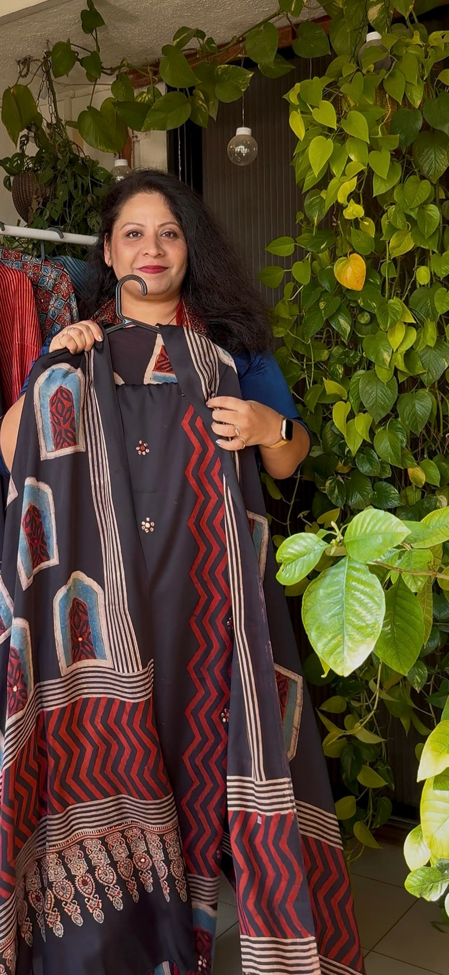 Pure Modal mirror work Ajrakh