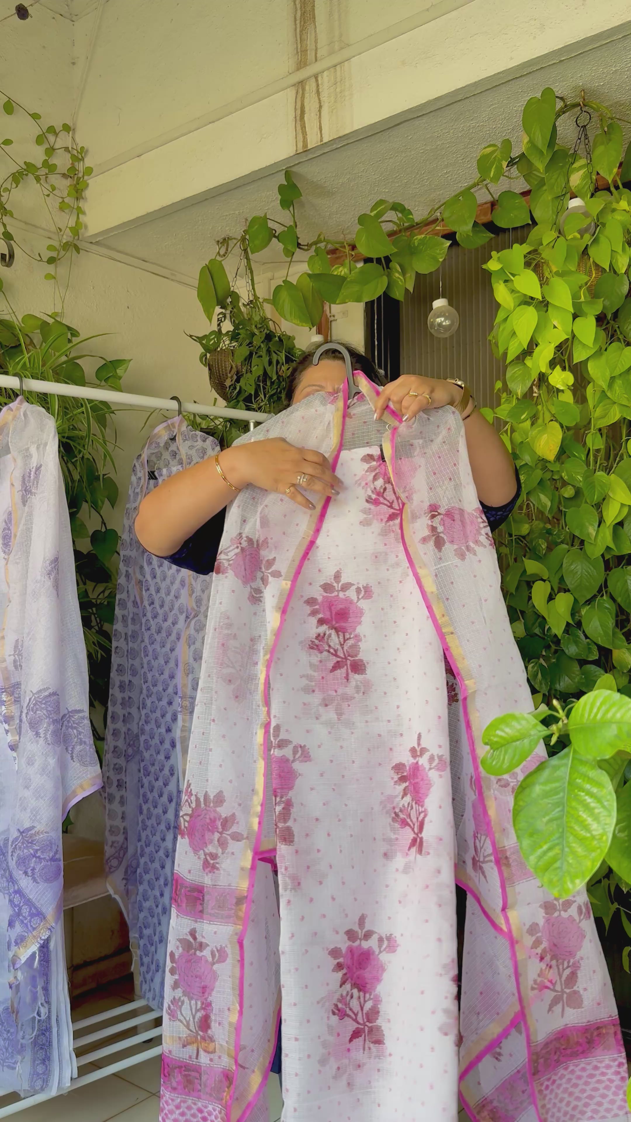 Pure kota Handblock printed suits