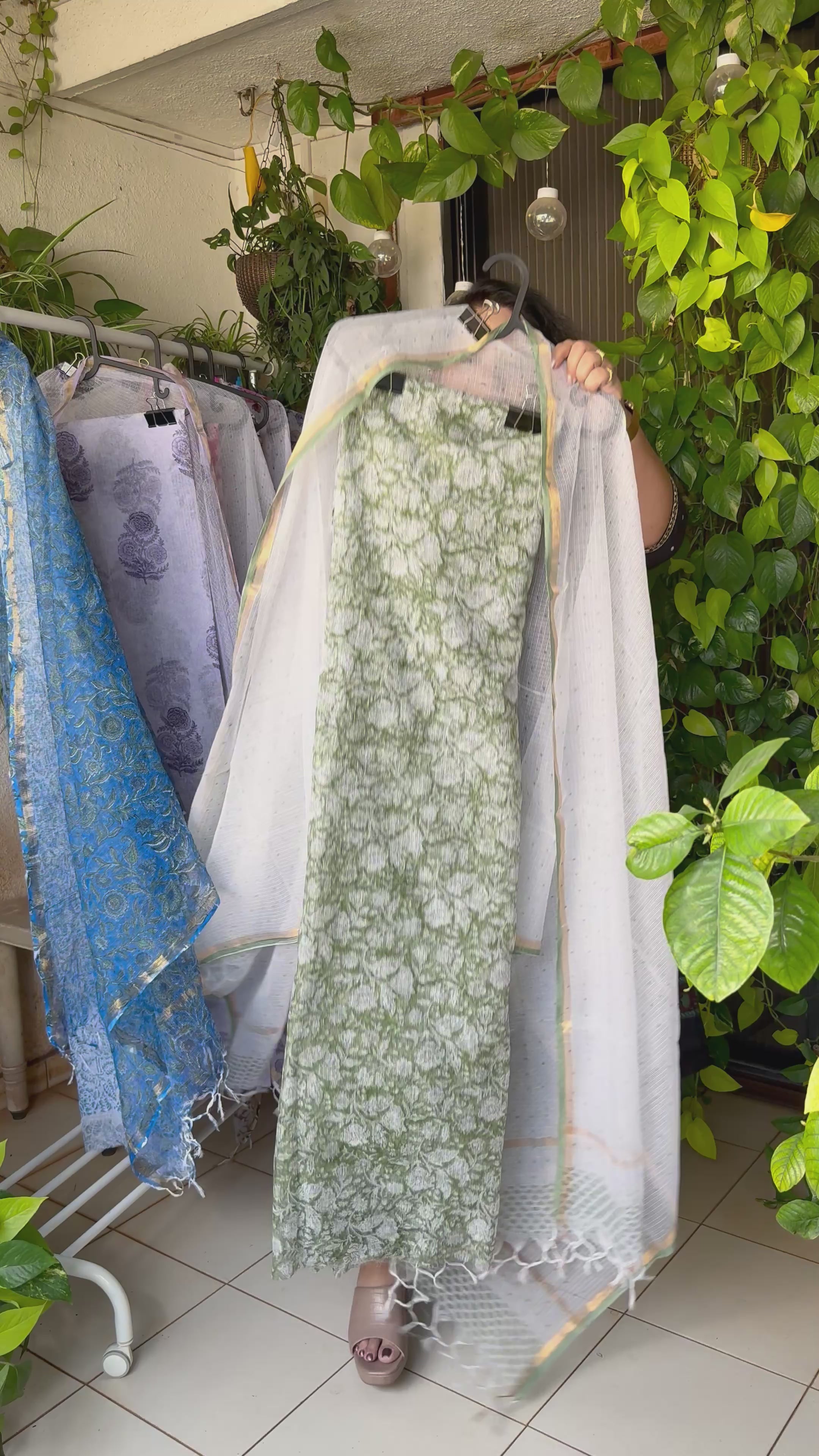 Pure kota Handblock printed suits