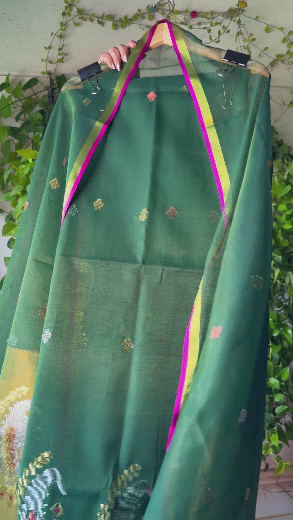 Pure handloom Jamdani suit sets